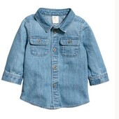 Джинсова рубашка на 2 роки