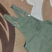 Джинсовий сарафан комбінезон р34 хакі