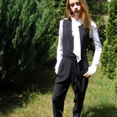 Стильний чорний комбінезон