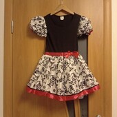 Яркое красивое платье, карнавальное на 8-11 лет