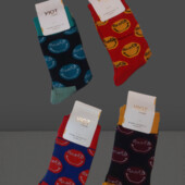 Шкарпетки 6 пар асорті кольорівпідліткові.