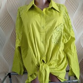 Модна, яскрава, котонова блуза -сорочка!Дивіться багато інших ,моїх лотів!