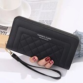 Модний гаманець чорного кольору