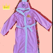 9. Халат махровый розовый, б/у, рост ±135см