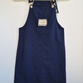 Сарафан девочке синий