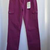 Джинсы карго прямые Verbaudet Франция с утяжкой