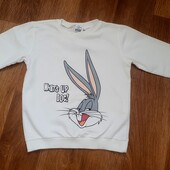 Світшот білий lc waikiki на 2-3 рочки