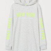худи свитшот батник длинный девочке H&M