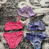 Два купальники на дівчинку одним лотом! В подарунок панама!