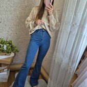 Ідеальні, стрейчеві, високі джинси в кльош ❤️Не пропустіть!