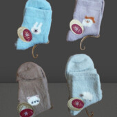 Шкарпетки теплі норкова вовна 4 парі.підліткові.