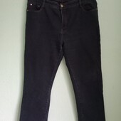 Теплі стрейчеві джинси на пишні форми. ПОС:56-60 см