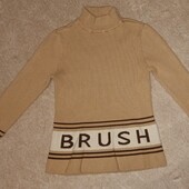 36. Реглан бежевый хлопковый б/у, ±134см