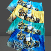 Трусики шортики 3 штуки асорті кольорів.