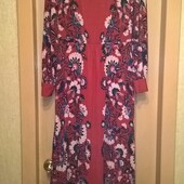Стильное натуральное платье мидакси на подкладе! р.46/48