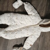 Ніжний зимовий комбез для дівчинки 62