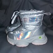 Зимові чоботи на дівчинку р. 27