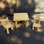 Нюанс Миниатюрный набор мебели , столик+два стульчика