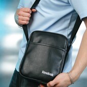 Сумка барсетка Reebok, якісний шкірзам