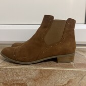 Замшевые ботиночки -37,5 Много лотов