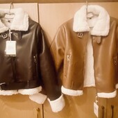 Жіноча стильна дублянка LРозпродаж)