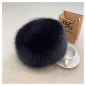 Шикарна зимова хутряна шапочка-високоякісне еко хутро!