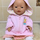 Комплект одягу для Baby Born та інших ляльок 43-50см.+ 1 памперс!