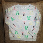 Натуральный свитшот от Baby, в отличном состоянии