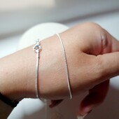 Серебряная цепочка змейка проба 925