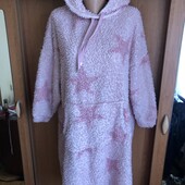 Меховушка, плюшева туника, худи, M-L. George. довга, слип, пижама