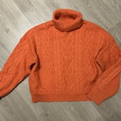 Теплий светр з горловиною, р.14 в гарному стані