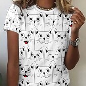 Футболка принт Котики , дуже гарна, розмір xxl