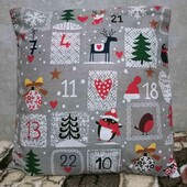 Наволочка на декоративну подушку 40х40 см на блискавці