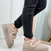 Хіт сезону! Круті черевики/лофери/уги.Зима! Натуральна замша і хутро.