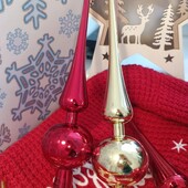 Верхушка на елку. Livarno Германия. Красная