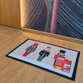 Рождественские придверный коврик Livarno Home 40см * 60см