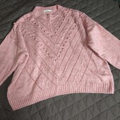 George L ажурний светр з горошинами