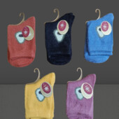 Шкарпетки підліткові норкова вовна теплі 5 пар асорті кольорів