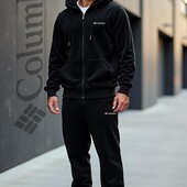 ♥️Дуже теплий якісний флісовий чоловічий костюм,р.50, чорний, якість вища!!