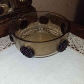 Цукерниця з марганцевого скла 