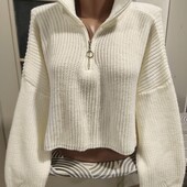 Новий теплий вкорочений светрик