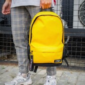 Молодіжний модний рюкзак Without з рефлектором, жовтий