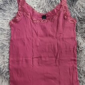 Женская майка на тоненьких брительках от Esmara, M, рубчик