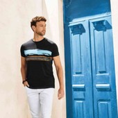 Котоновая футболка Livergy L  52/54