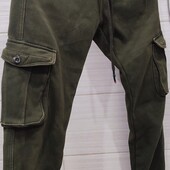 Теплі Джинси хаккі