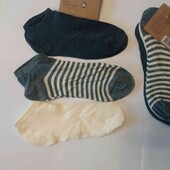 Три пари! Набір! Шкарпетки тонкі лляні Esmara Німеччина розміри: 39/40, 41/42