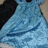 Карнавальна сукня блакитна для багатьох образів крапля хмаринка Мальвіна лялька