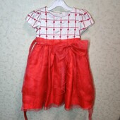 Неймовірно красива святкова сукня з об'ємною спідничкою (3-4 роки)