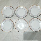 Красиві тарілки 6шт, 17.5см