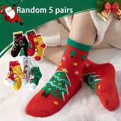 Новогодний Рождественские детские подростковые носочки